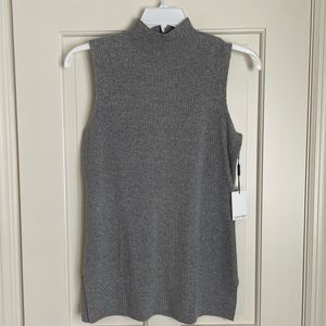 Gray Calvin Klein sleeveless sweater, size small, NWT